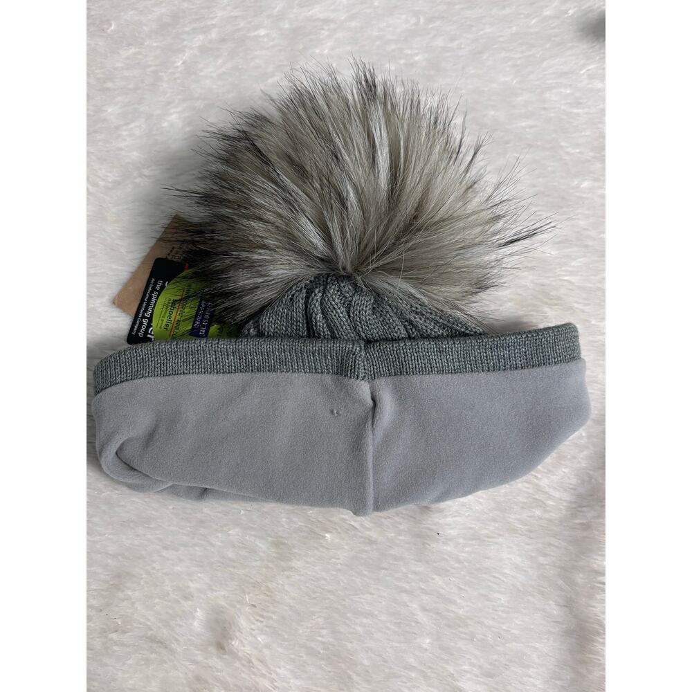 Kama Beanie Bobble Gray NWT - Old Head Golf Links Ireland Logo Fine Merino Wool - Picture 5 of 5